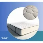 Στρώμα Ύπνου Ημίδιπλο Χωρίς Ελατήρια Achaia Strom AirFoam Latex-Memory 2Φ Cloud 110x200