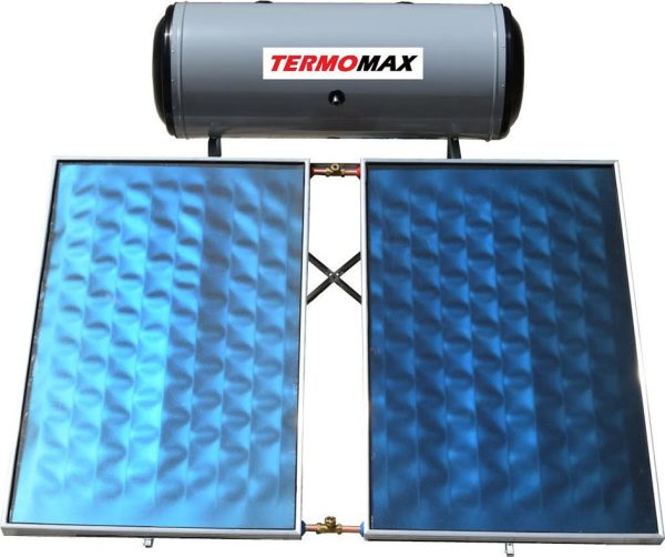 Termomax Ηλιακός Θερμοσίφωνας 160lt/3m² Glass Τριπλής Ενέργειας με επιλεκτικό συλλέκτη