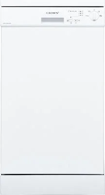 Crown DWC 4504AWH Πλυντήριο Πιάτων Ελεύθερο Π45xΒ58xY85εκ.