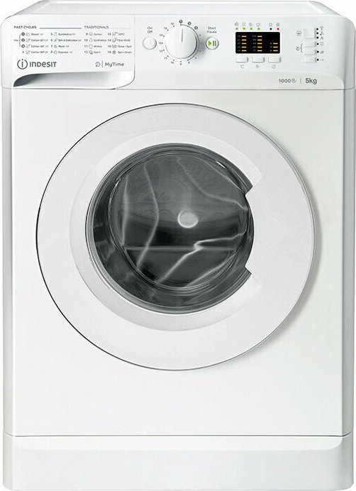 Indesit MTWSA 51051 W EE Πλυντήριο Ρούχων 5kg 1000 Στροφών