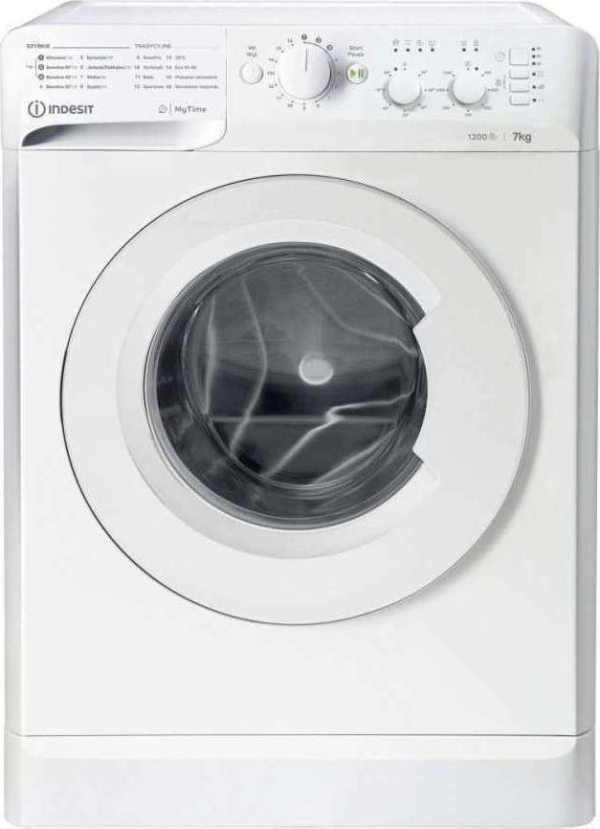 Indesit MTWC 71252 W PL Πλυντήριο Ρούχων 7kg 1200 Στροφών