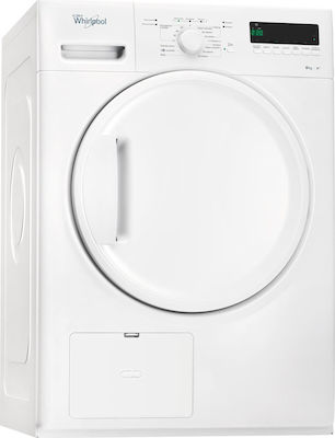 Whirlpool HDLX 80312 Στεγνωτήριο 8kg A+ με Αντλία Θερμότητας