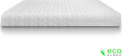 Eco Sleep King Διπλό Στρώμα Latex χωρίς Ελατήρια 140x200x20cm με Aloe Vera