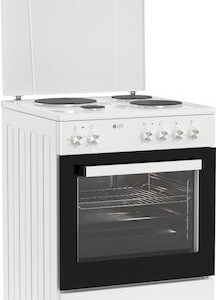 Thermogatz TGS E110 WH Κουζίνα 66lt με Εμαγιέ Εστίες Π60εκ. Λευκή
