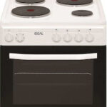 Ideal IDCS 6060 ENW Κουζίνα 60lt με Εμαγιέ Εστίες Π59.8εκ. Λευκή