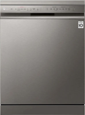 LG DF325FPS Ελεύθερο Πλυντήριο Πιάτων με Wi-Fi για 14 Σερβίτσια Π60xY85εκ. Inox