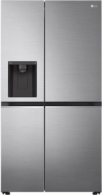 LG GSLV70PZTE Ψυγείο Ντουλάπα 635lt NoFrost Υ179xΠ91.3xΒ73.5εκ. Inox