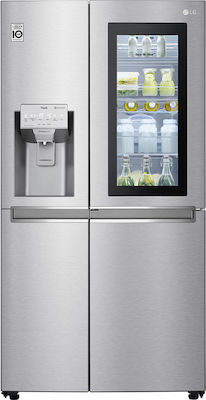 LG GSX961NSCZ Ψυγείο Ντουλάπα 625lt NoFrost Υ179xΠ91.2xΒ73.8εκ. Inox