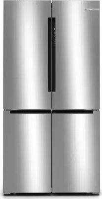 Bosch KFN96VPEA Ψυγείο Ντουλάπα 605lt NoFrost Υ183xΠ91xΒ73.1εκ. Inox