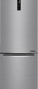 LG GBB61PZHMN Ψυγειοκαταψύκτης 341lt NoFrost Υ186xΠ59.5xΒ68.2εκ. Inox