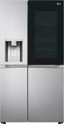 LG GSXV91BSAF Ψυγείο Ντουλάπα 635lt NoFrost Υ179xΠ91.3xΒ73.5εκ. Inox