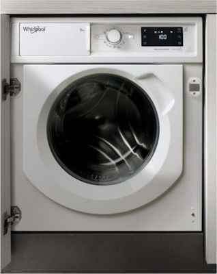 Whirlpool BI WMWG 81484E EU Εντοιχιζόμενο Πλυντήριο Ρούχων 8kg 1400 Στροφών