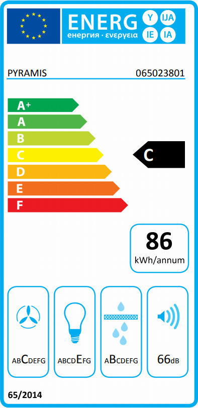 Pyramis Essential Turbo Πτυσσόμενος Απορροφητήρας 60cm Καφέ