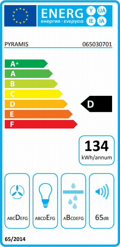 Pyramis Agilo Premium Απορροφητήρας Καμινάδα 60cm Inox