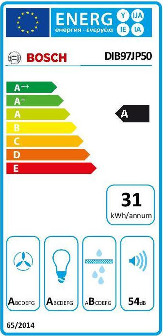 Bosch DIB97JP50 Απορροφητήρας Νησίδα 90cm Inox