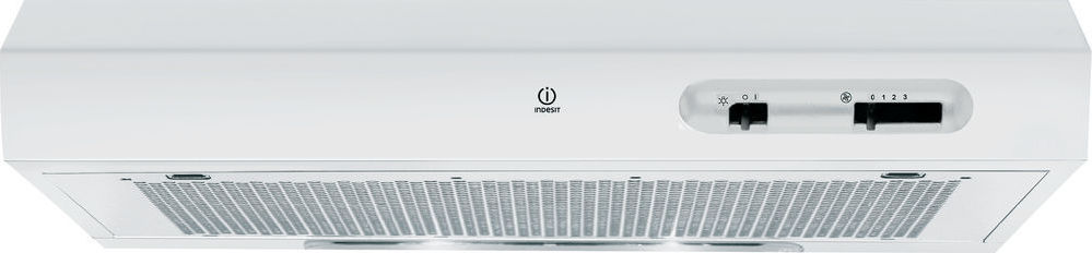 Indesit ISLK 66 LS W Ελεύθερος Απορροφητήρας 60cm Λευκός