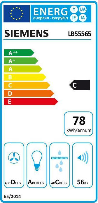 Siemens LB55565 Μηχανισμός Απορρόφησης 53cm Inox