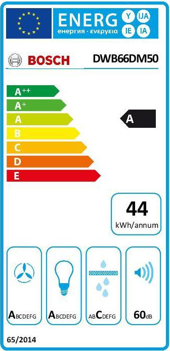 Bosch DWB66DM50 Απορροφητήρας Καμινάδα 60cm Inox