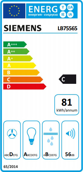 Siemens LB75565 Μηχανισμός Απορρόφησης 70cm Inox