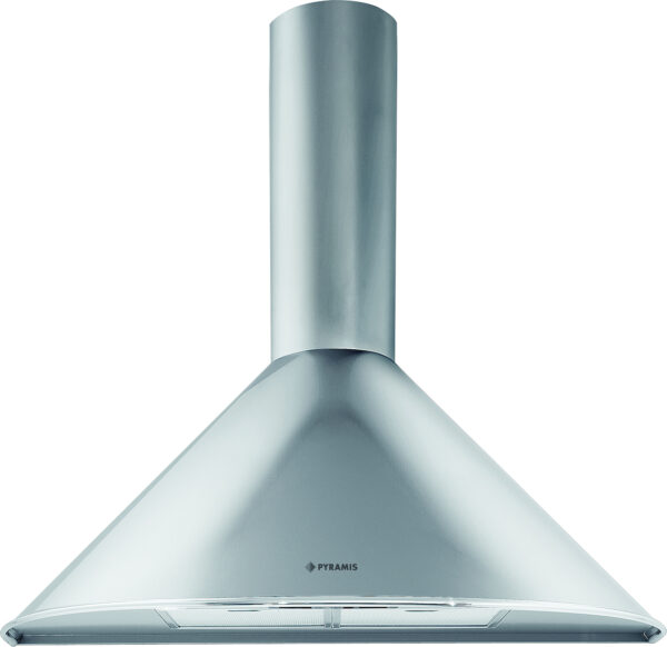 Pyramis Classic Στρογγυλός Απορροφητήρας Καμινάδα 90cm Inox