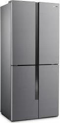 Gorenje NRM8182MX Ψυγείο Ντουλάπα 427lt NoFrost Υ181.6xΠ79.4xΒ64.3εκ. Inox