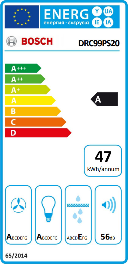 Bosch DRC99PS20 Απορροφητήρας Νησίδα 90cm Λευκός