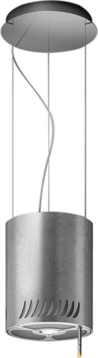 Elica Naked Urban Zinc/F/25 Απορροφητήρας Νησίδα 25cm Inox