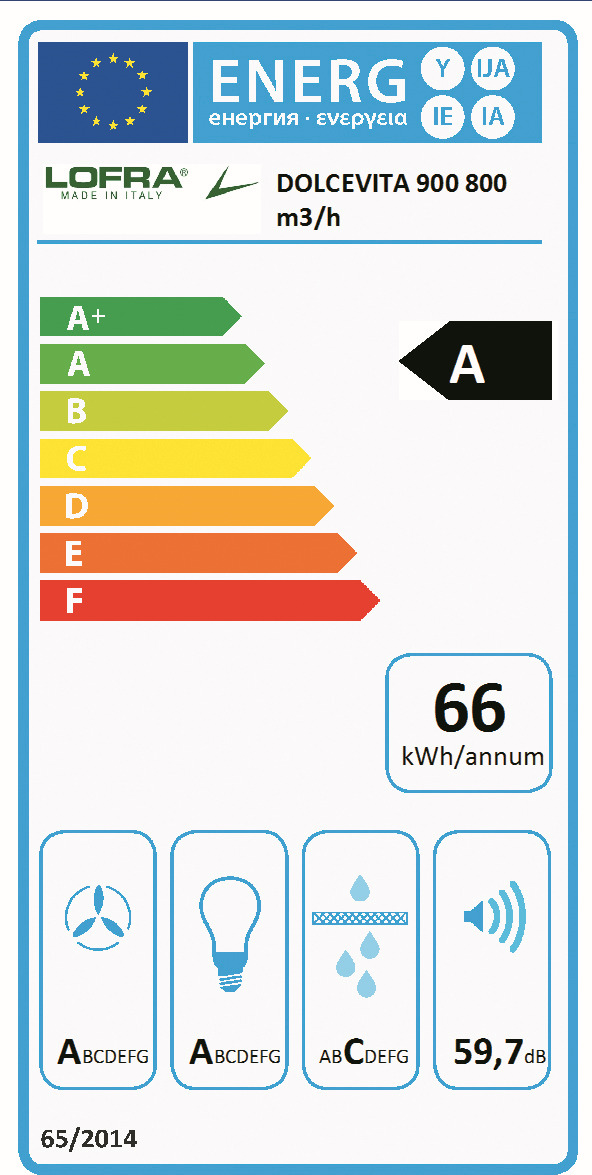 Lofra Dolcevita 90 BI Απορροφητήρας Καμινάδα 90cm Μπεζ