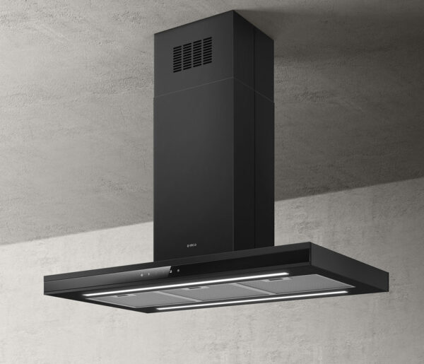 Elica Adéle IS BL MAT/A/90 X 60 Απορροφητήρας Νησίδα 90cm Μαύρος