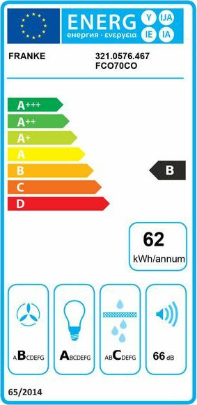 Franke Trendline Plus Country Plus CO 70 Απορροφητήρας Καμινάδα 70cm Cooper