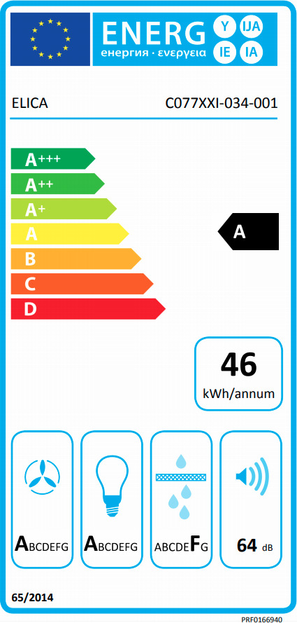 Elica Aplomb WH/A/60 Απορροφητήρας Καμινάδα 60cm Λευκός