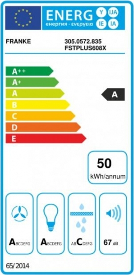 Franke Style Plus FST PLUS 608 X Μηχανισμός Απορρόφησης 60cm Inox