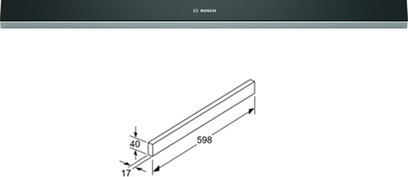 Bosch DSZ4686 Ανταλλακτική Μετόπη Απορροφητήρα