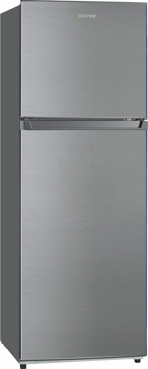 Eskimo ES RTF344NFIN Ψυγείο Δίπορτο 334lt NoFrost Υ170xΠ60xΒ66.5εκ. Inox