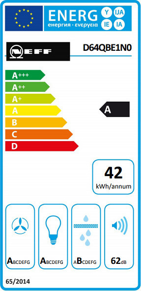 Neff D64QBE1N0 Απορροφητήρας Καμινάδα 60cm Inox