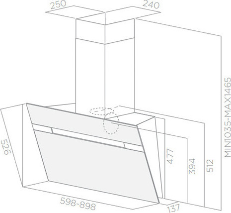 Elica Stripe IX/A/90 Απορροφητήρας Καμινάδα 90cm Inox