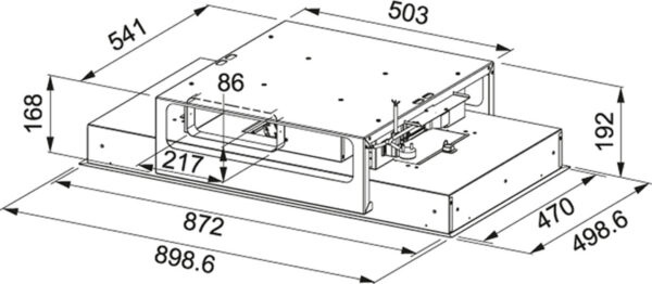 Franke Maris Ceiling Flat FCFL 906 Απορροφητήρας Νησίδα 90cm Inox