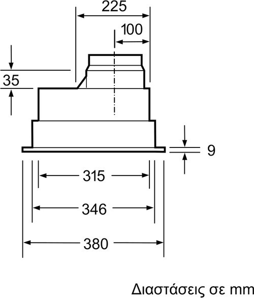 Siemens LB55565 Μηχανισμός Απορρόφησης 53cm Inox