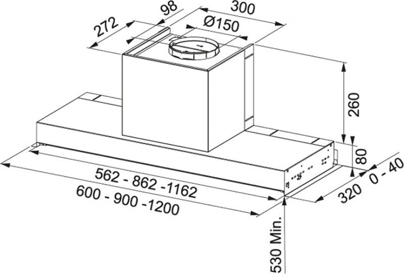 Franke Style Plus FST Plus 908 X Μηχανισμός Απορρόφησης 90cm Inox