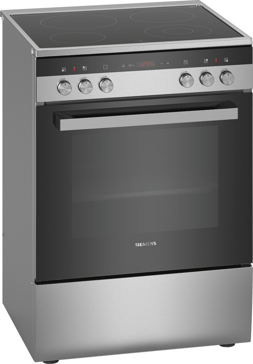 Siemens HK9R3A150 Κουζίνα 66lt με Κεραμικές Εστίες Π60εκ. Inox