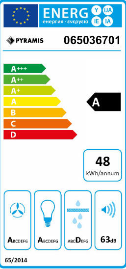 Pyramis Plus Μηχανισμός Απορρόφησης 55cm Inox