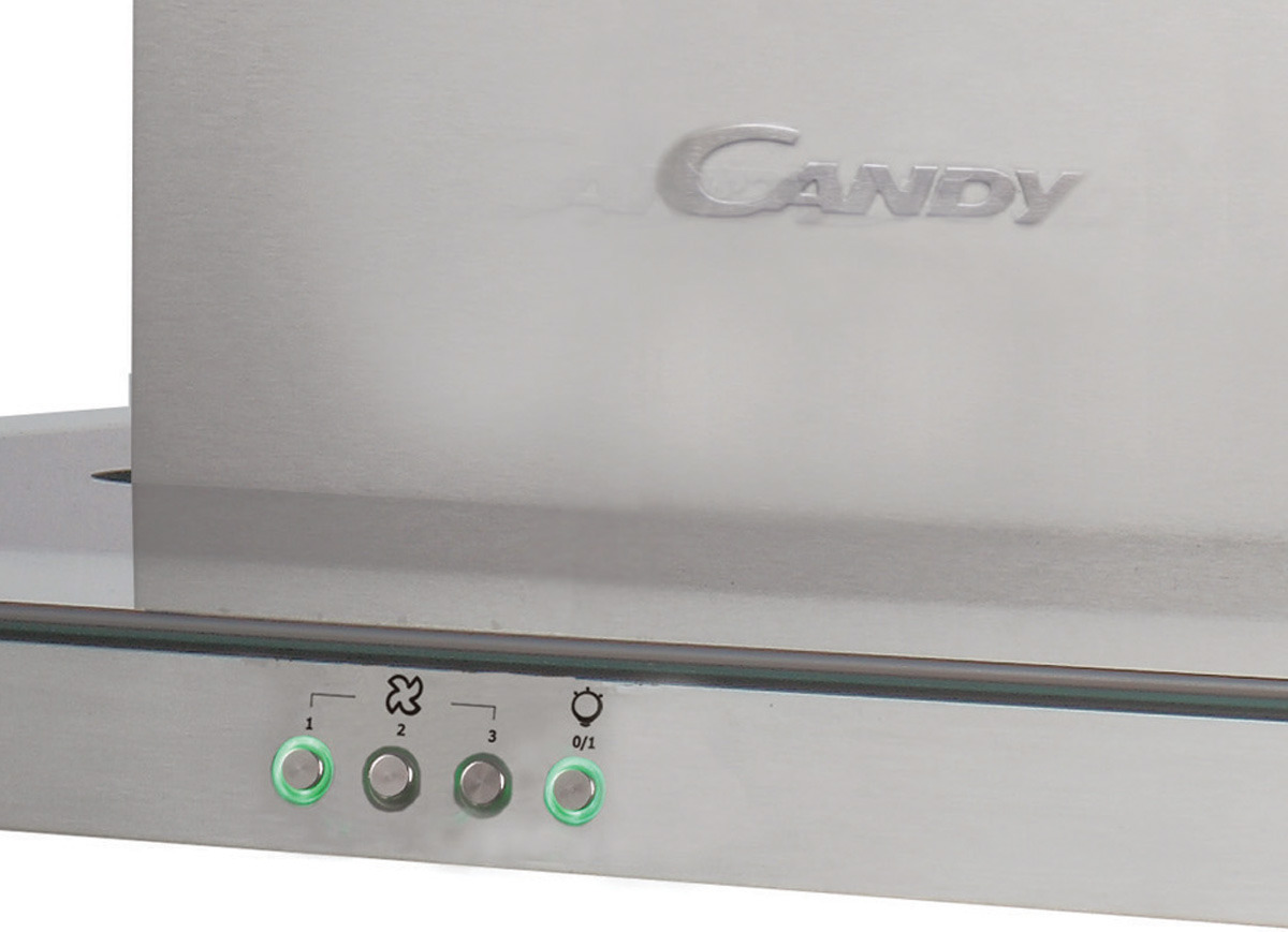 Candy CVM 670 LX Απορροφητήρας Καμινάδα 60cm Inox