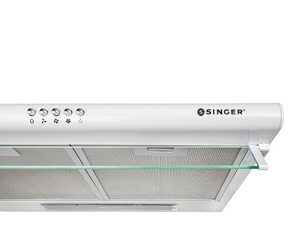 Singer LIN602D White 21 Ελεύθερος Απορροφητήρας 60cm Λευκός