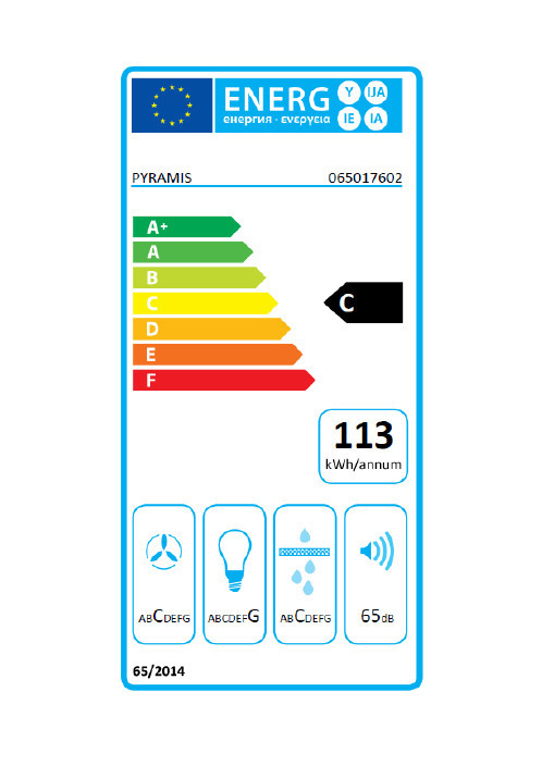 Pyramis Essential Turbo Συρόμενος Απορροφητήρας 90cm Inox