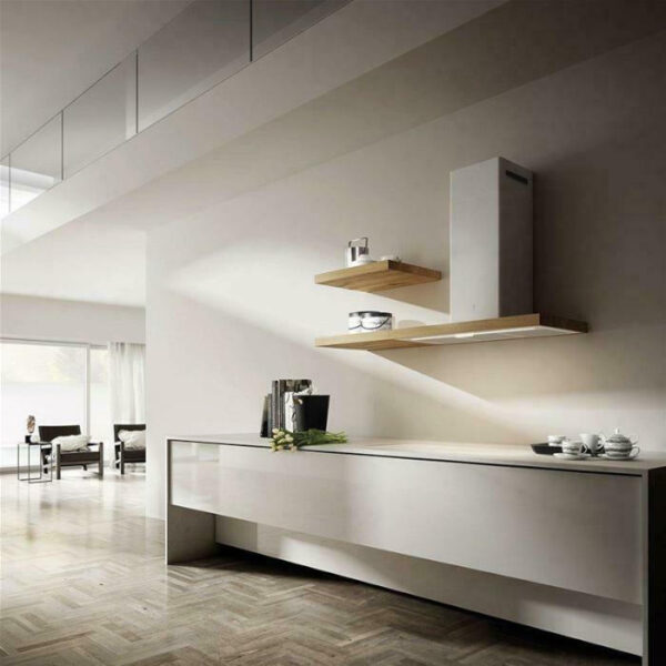 Elica Bio WH/A 90 Rovere Απορροφητήρας Καμινάδα 90cm Inox