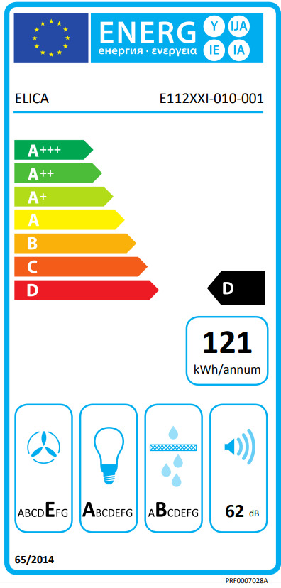 Elica Kuadra Island 60 IX/A/60 Απορροφητήρας Νησίδα 60cm Inox