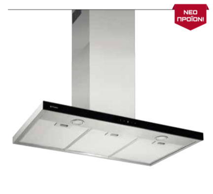 Pyramis Grandezzo Απορροφητήρας Καμινάδα 60cm Inox-Black