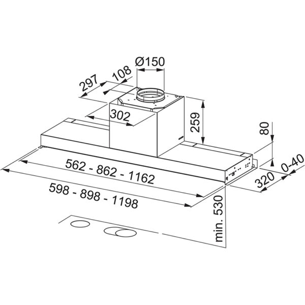 Franke Style Drip-Free FST 120 X Απορροφητήρας Καμινάδα 120cm Inox