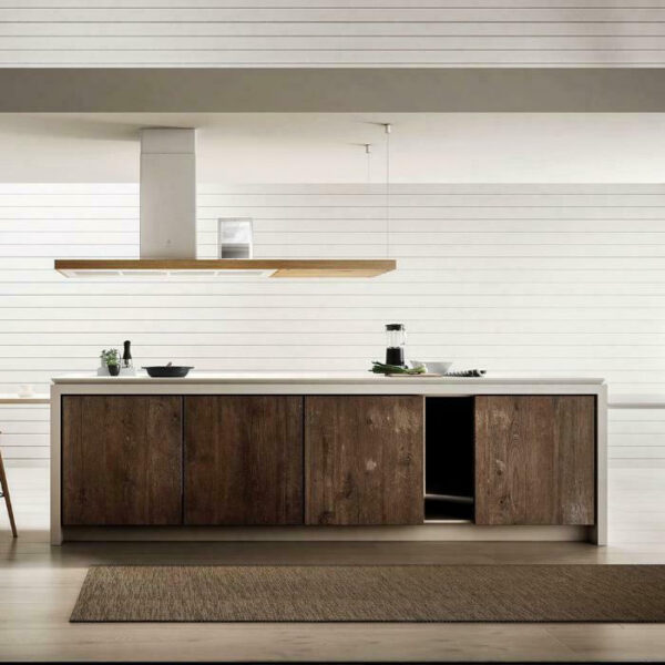 Elica Bio Island WH/A/120X53 Rovere Απορροφητήρας Νησίδα 120cm Λευκός