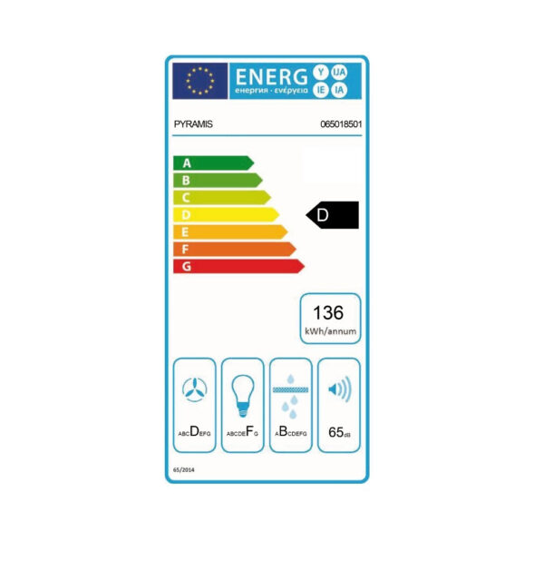 Pyramis Cielo Premium Απορροφητήρας Νησίδα 90cm Inox